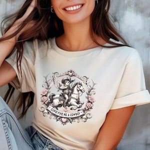 Western Cupid Shirt: Valentine&#39;s Day Cowboy Tee