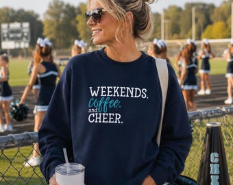Cheer Mom Sweatshirt | Game Day Crewneck for Sports Moms | Cozy Football Season Sweatshirt | Tailgate Outfit