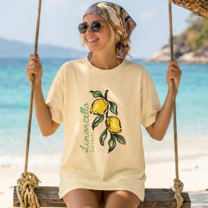Limoncello Shirt | Italian Lemon Tee | Amalfi Coast & Sorrento Summer | Italy Vacation Outfit | Gift for Her