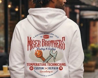 Retro Christmas Sweatshirt - Miser Brothers | Funny Holiday Hoodie | Classic Christmas Movie Hoodie | Winter Sweatshirt | Holiday Gift Idea