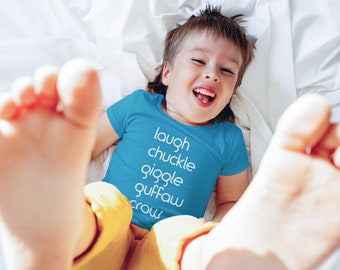 Rire - T-shirts pour enfants | T-shirt pour garçon | Chemise fille | Vêtements de tous les jours pour enfants