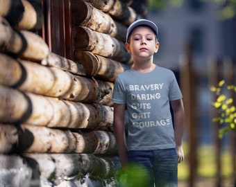 Bravery - Kid's Tees | Boy's T-shirt | Girl's shirt | Everyday Children's Apparel