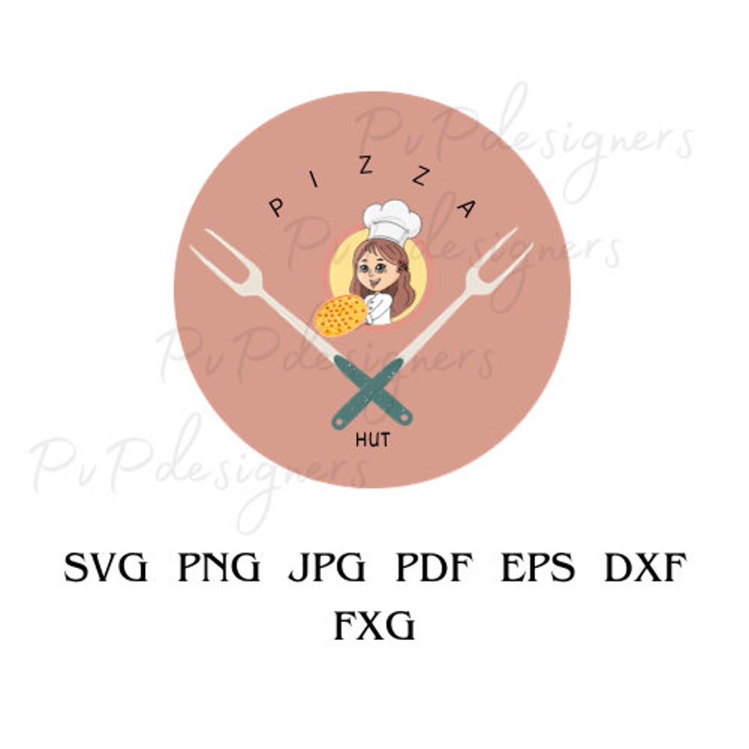 Pizza Hut Logo Png Jpg SVG Pdf Cricut Silhouette Etsy