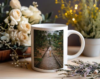 Personalized Gift, Custom Coffee Cup, Gift for Him, Gift for Her, Holiday Mug, Mug with text and photo, Personalized Mug, Mug Gift