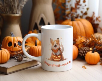 Corgi Ceramic Mugs, Dog lover gift, Gift for her, him, dog mug, pet mug (11oz\15oz\20oz)
