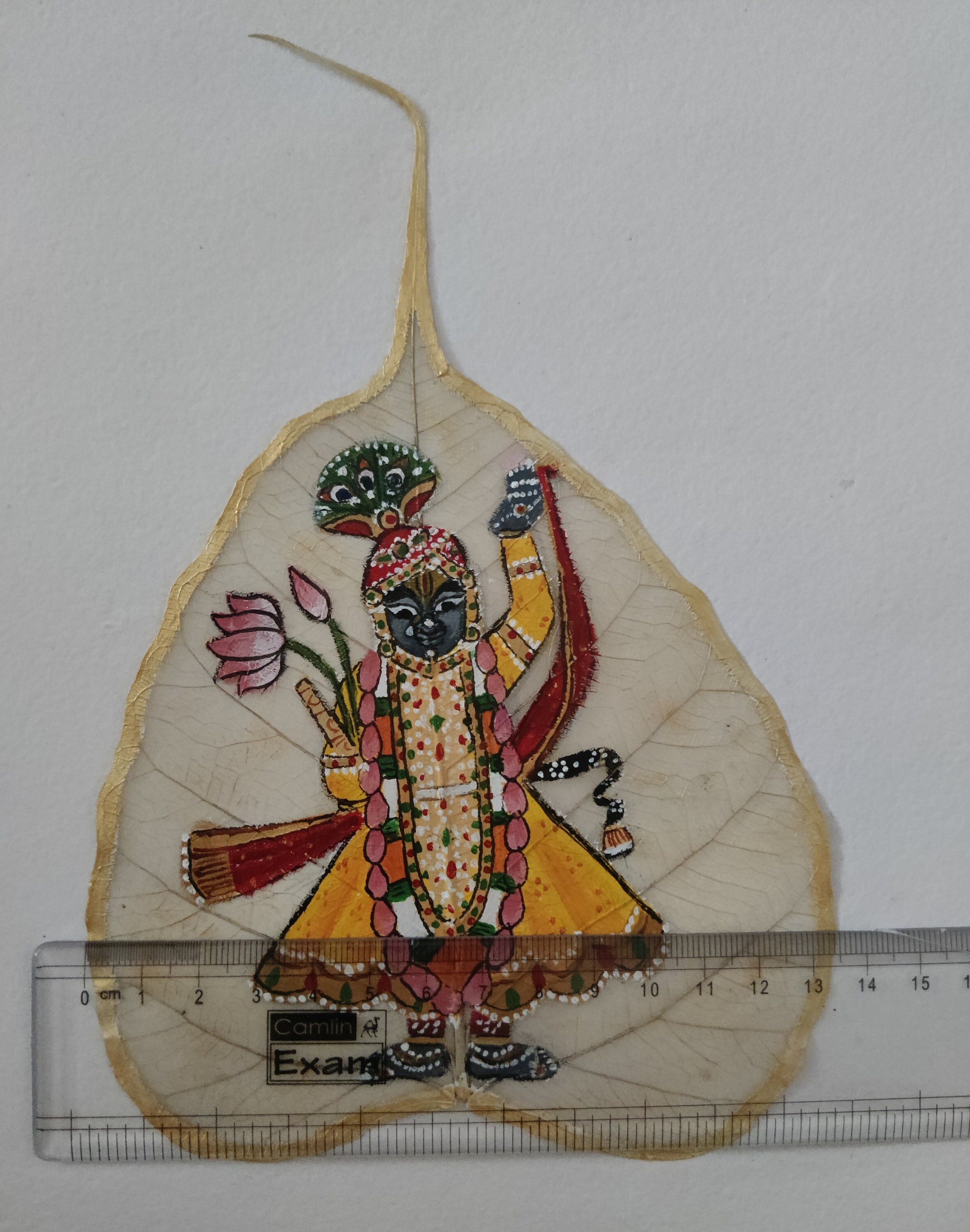 Srinathji handcrafted sterling silver earring