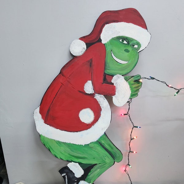 Grinch Yard Art Etsy