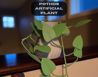 Pianta artificiale Pothos, regalo per un killer di piante, pianta articolata, pianta finta