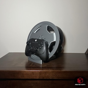 AMG Monoblock Rim Headphone & Controller Stand: Car Enthusiast Gaming Desk Organizer