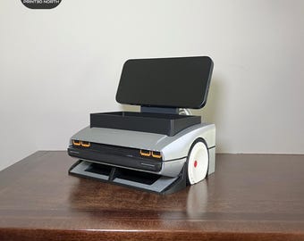 Hyundai N Vision 74 Desk Organizer: Wireless Charger, Car Enthusiast Gift