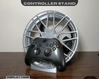 Rotiform RSE Rim Headphone & Controller Stand: Car Enthusiast Gaming Desk Organizer