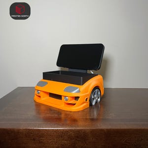 Supra Desk Organizer, Vehicle Office Organizer, Phone Wireless Charger, MagSafe Desk Organizer, Fast and Furious Inspired Decor