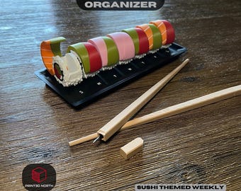 Sushi Supplements, Weekly Pill Organizer, Travel Pill Case, Pill Dispenser, Medication Holder, Pill Box Organizer, Medication Storage Case