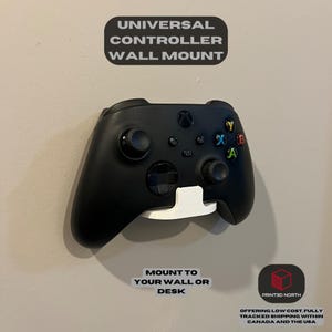 Game Controller Wall/Desk Mount, Controller Organizer, Gaming Accessories Shelf, Wall Holder, Gaming Storage, Gamer Gift, Gaming Room Decor