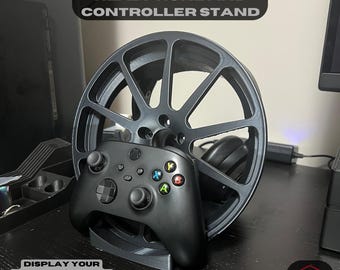 RSe102 Headphone and Controller Stand, Car Rim Gaming Stand, Desk Organizer, Gamer Gift, Headset Hanger, Car Enthusiast Gift, Gaming Setup
