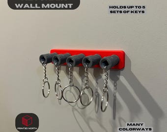 10 mm Socket Keychain Wall Mount, Vehicle Themed Keychain Holder, Key Organizer, Car Lover Gift, Truck Keychain Rack