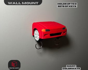 Brelok do kluczy Honda Civic do montażu na ścianie: uchwyt na klucze samochodowe JDM