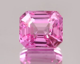 Roze saffier 8,20 karaat stralend geslepen edelsteen, losse steen roze saffier, stralend geslepen saffier, edelsteen sieraden maken