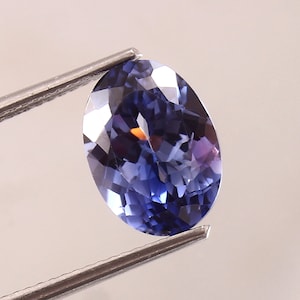 11.4x8.4x6.5 MM AAA Ceylon Blue Sapphire Gemstone: Oval Cut, 5.30 Carats