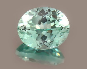 AAA Fine Quality Seductive Colour Green Ceylon Parti Sapphire Loose Oval Gemstone For Making Ravishing Jewellery 11.5x9.5 MM - 6.30 Carats
