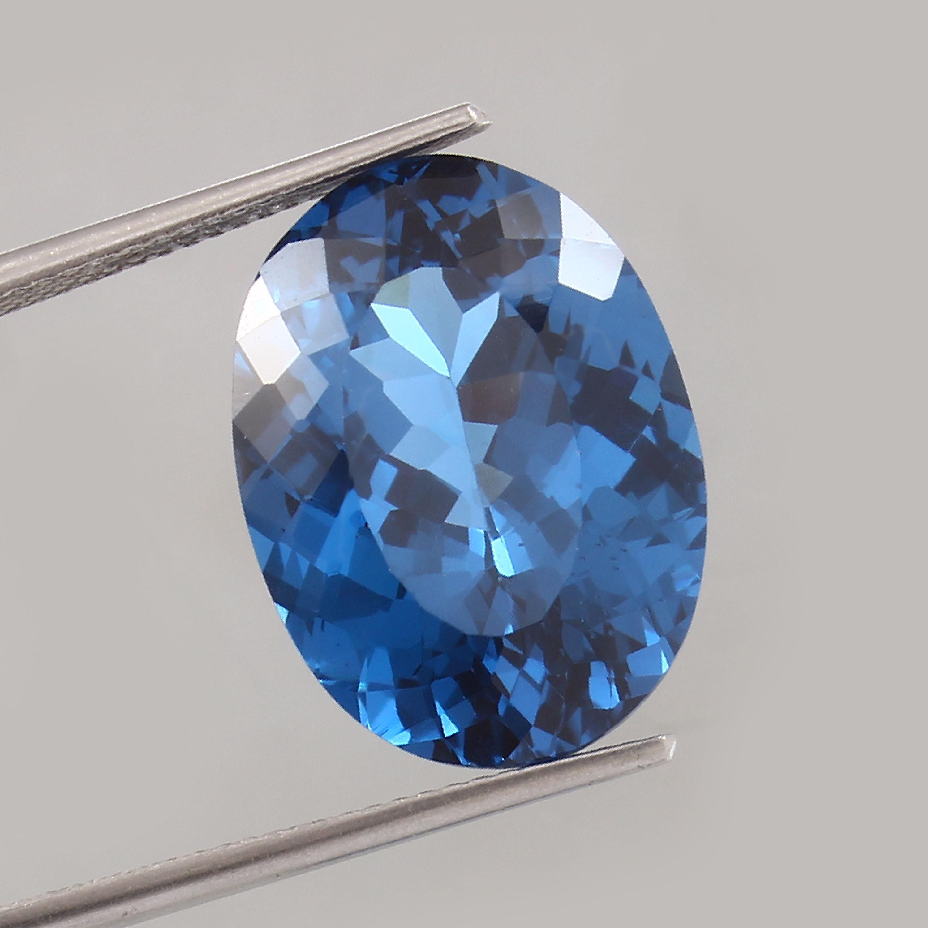 AAA Vietnam Blue Spinel Gemstone: Oval Cut, Carats Israel
