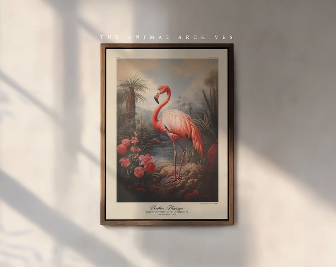 The Andean Flamingo Art Print, by the Poet and The Piper