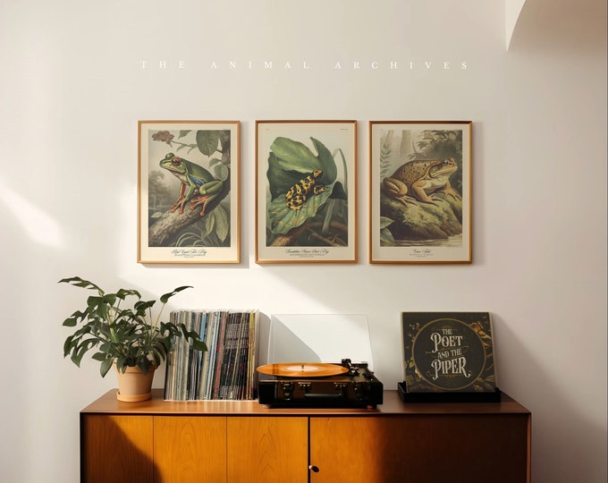 Amphibian Allure, Curated Art Prints, by the Poet and The Piper