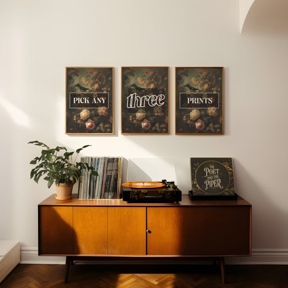 The Patron's Pick - Any 3 Prints of your Choice | Combined Discounted Set of Three | Money Saver | Choose Your Size | Pick N Mix