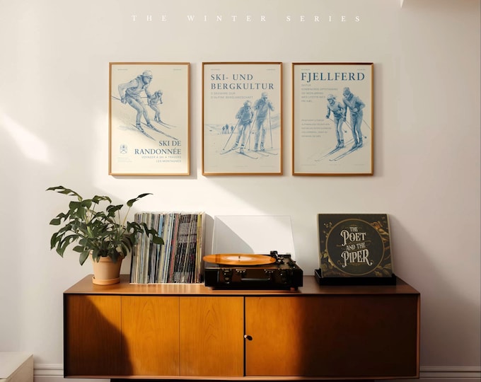 Mountain Heritage - – Vintage Alpine Ski Poster | Winter Series Print 002