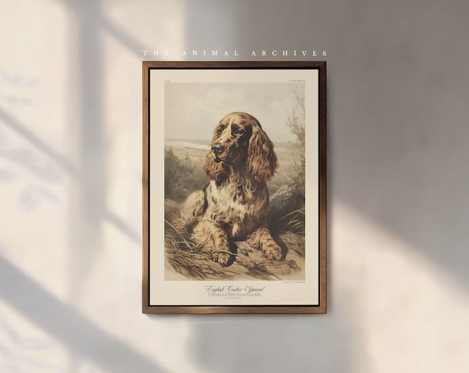 The Cocker Spaniel Art Print, by the Poet and The Piper