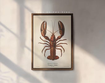 The Red Lobster Art Print, by the Poet and The Piper
