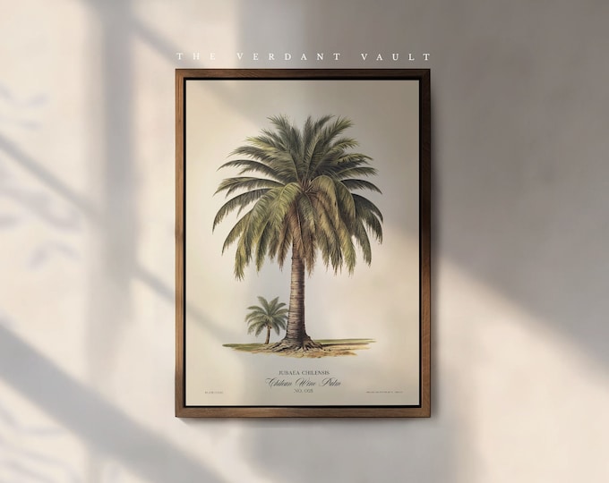 The Chilean Wine Palm Art Print, by the Poet and The Piper