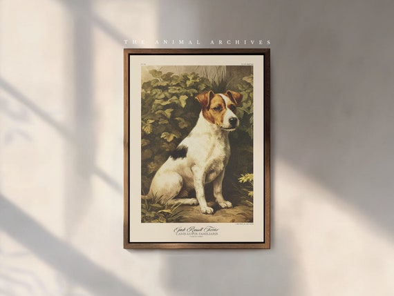 The Jack Russell Terrier Art Print, by the Poet and The Piper