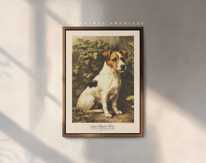 The Jack Russell Terrier Art Print, by the Poet and The Piper