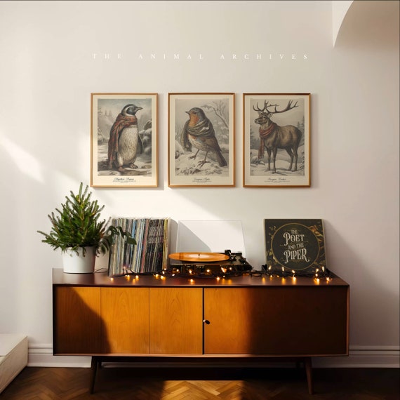 Festive Friends, Curated Art Prints, by the Poet and The Piper