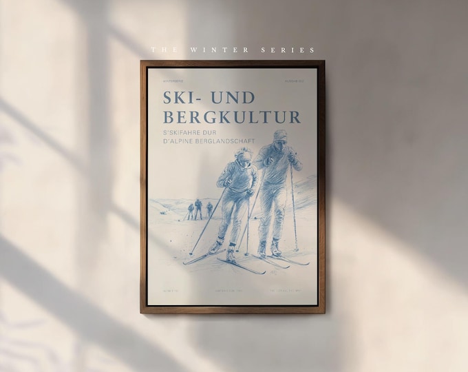 Mountain Heritage - – Vintage Alpine Ski Poster | Winter Series Print 002