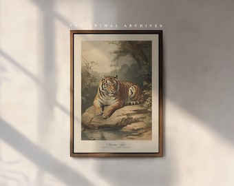 The Siberian Tiger Art Print, by the Poet and The Piper