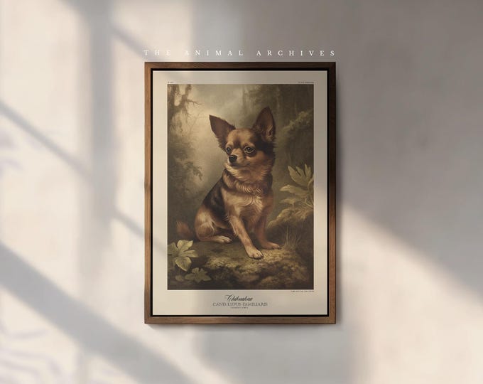 Chihuahua Art Print, by the Poet and The Piper