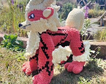 Japanese Fire Dog - Crochet Pattern