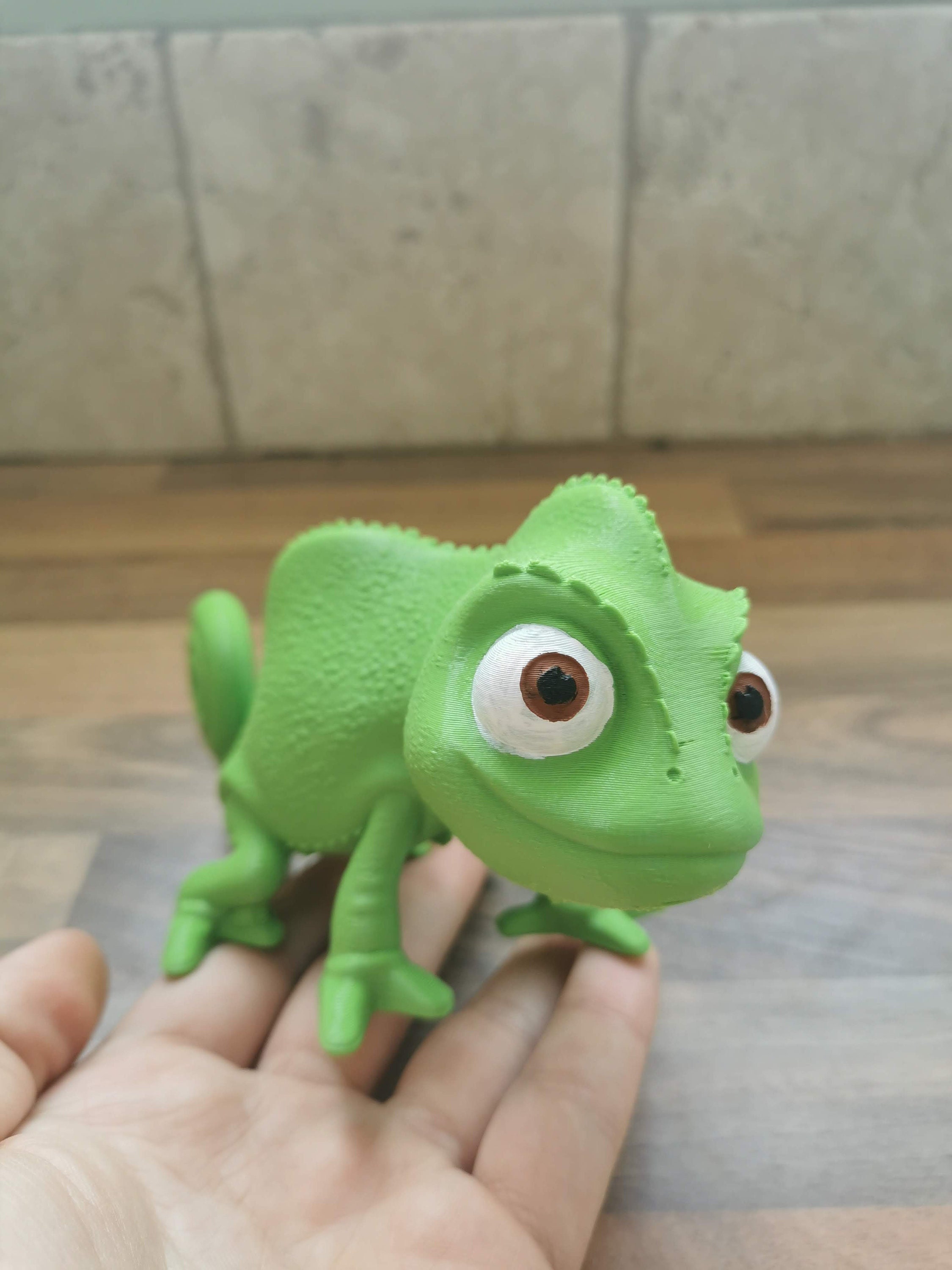 Disney Tangled Rapunzel Pascal the Chameleon Action Figure Toys Collection  Room Cake Decoration Cute Tiny Gift