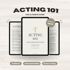 Acting 101 Guidebook: Beginner Acting Techniques (E-book)