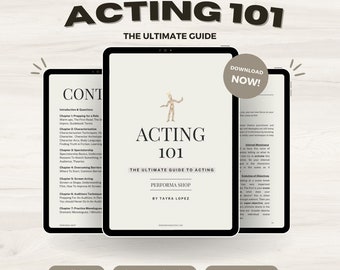 Acting 101 Guidebook: Beginner Acting Techniques (E-book)