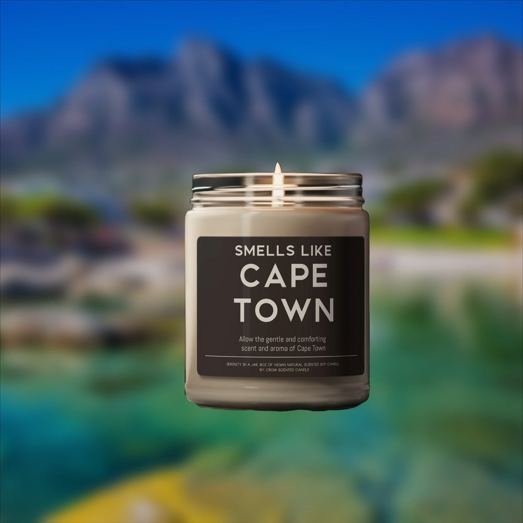 Cape Town Candle Smells Like Cape Town South Africa Scented Soy Wax
