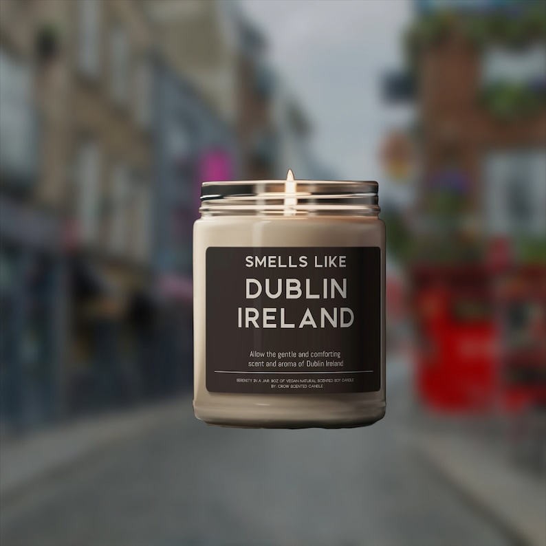 Dublin Ireland Candle Smells Like Dublin Ireland Scented Soy Wax Candle