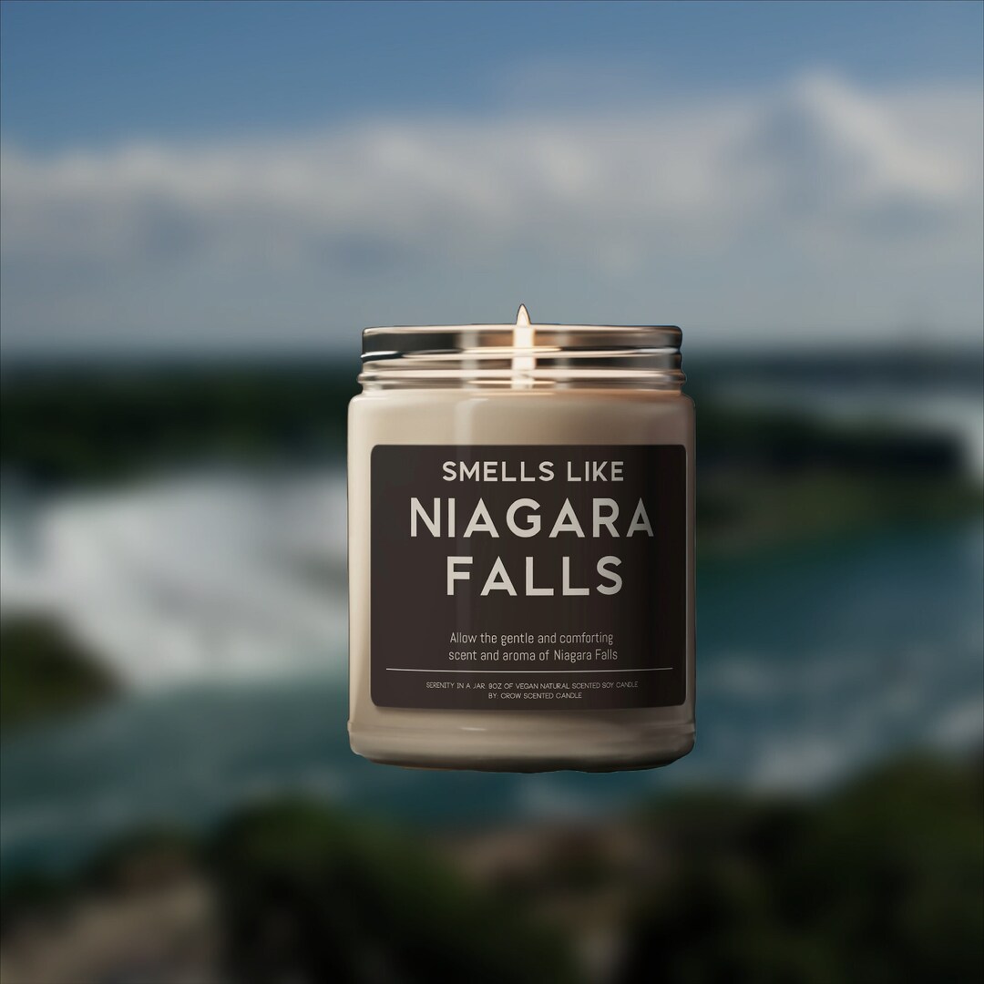 Niagara Falls Candle Smells Like Niagara Falls Scented Soy Wax Etsy