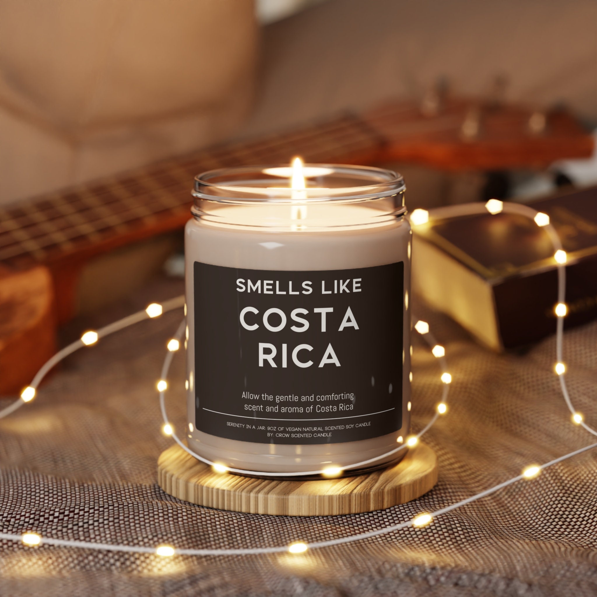 Costa Rica Candle Smells Like Costa Rica Scented Soy Wax Candle 9oz