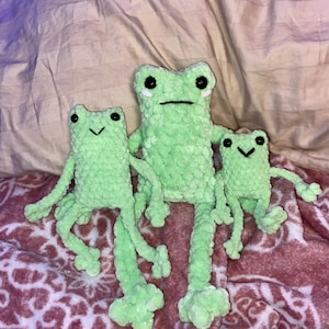 Leggy Frogs | Frogs | Crochet Frogs | Crochet Leggy Frogs | Handmade Item