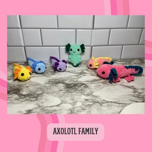 Axolotl’s | Crochet Axolotl | Handmade item | Handmade Crochet