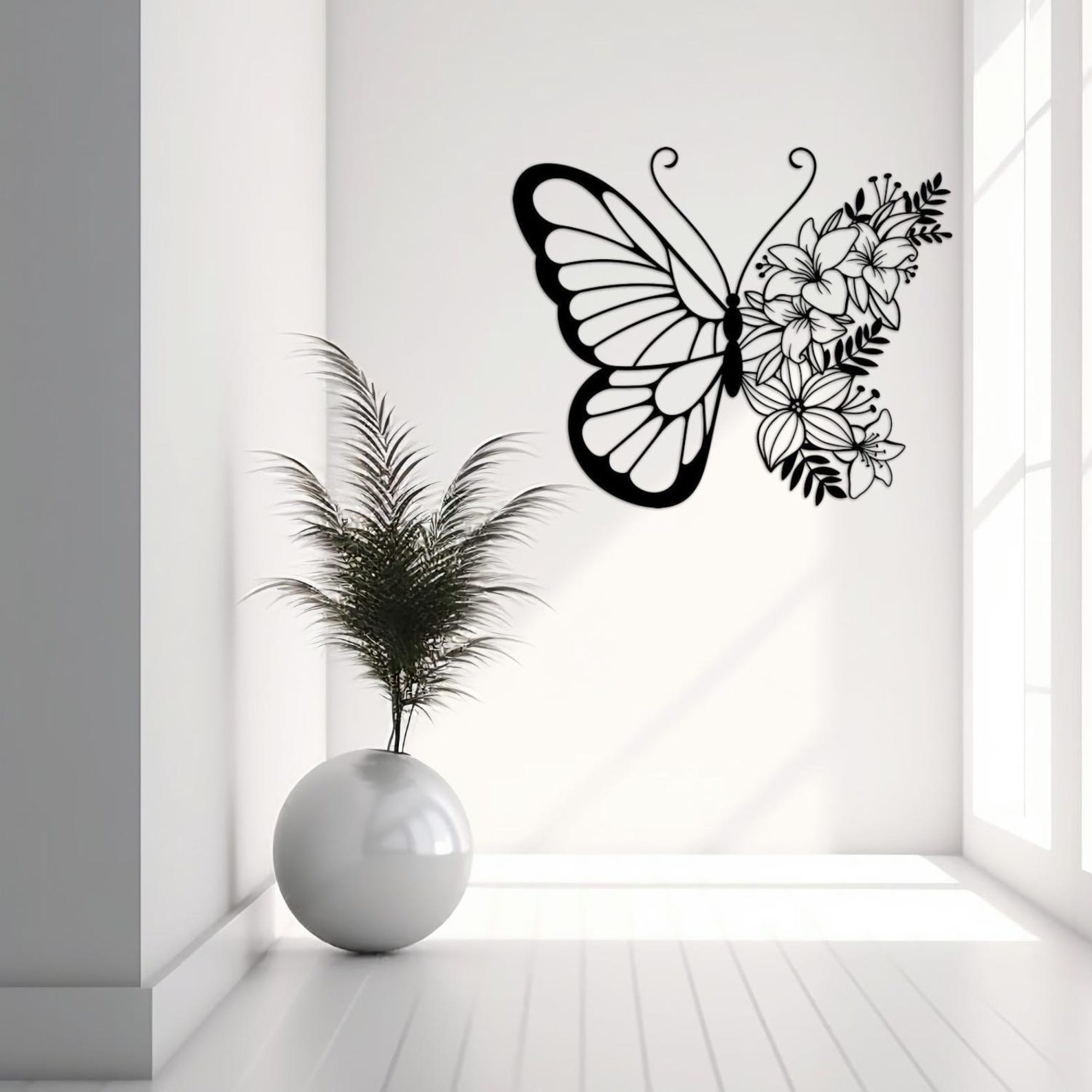 Curated visual reference: Fresh Look at Butterfly Art Butterfly Metal Wall Art Butterfly Wall Decor Unique