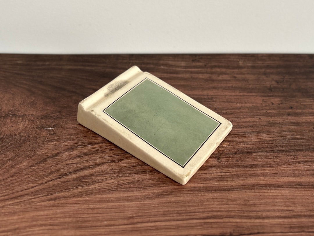 Antique English Ironstone Memoranda Pad Etsy